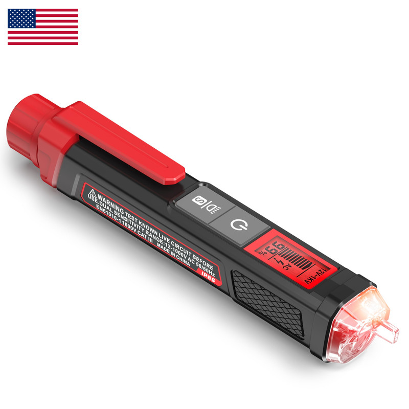 Kaiweets Voltage Tester/Non-Contact Voltage Tester Signal Percentage Dual Range