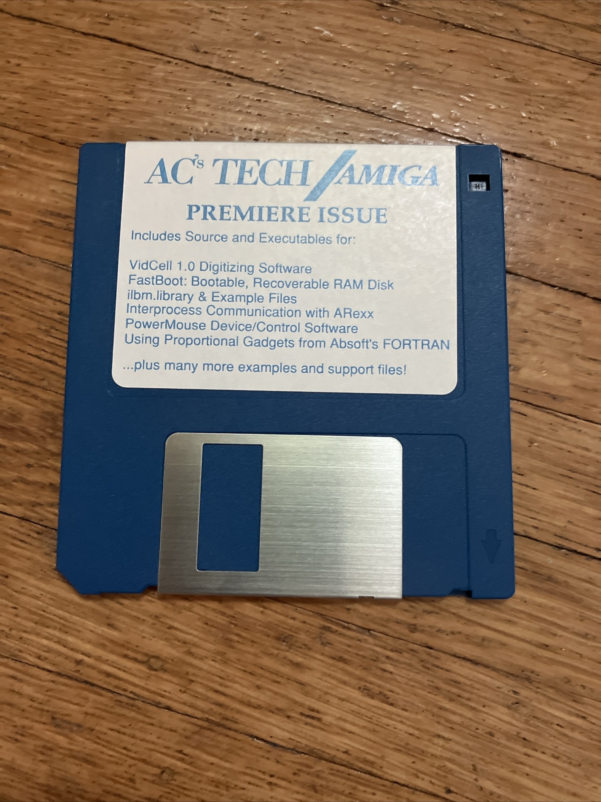 AC's TECH for The Commodore AMIGA Premiere Issue Vol 1 No 1 w/ Original Disk