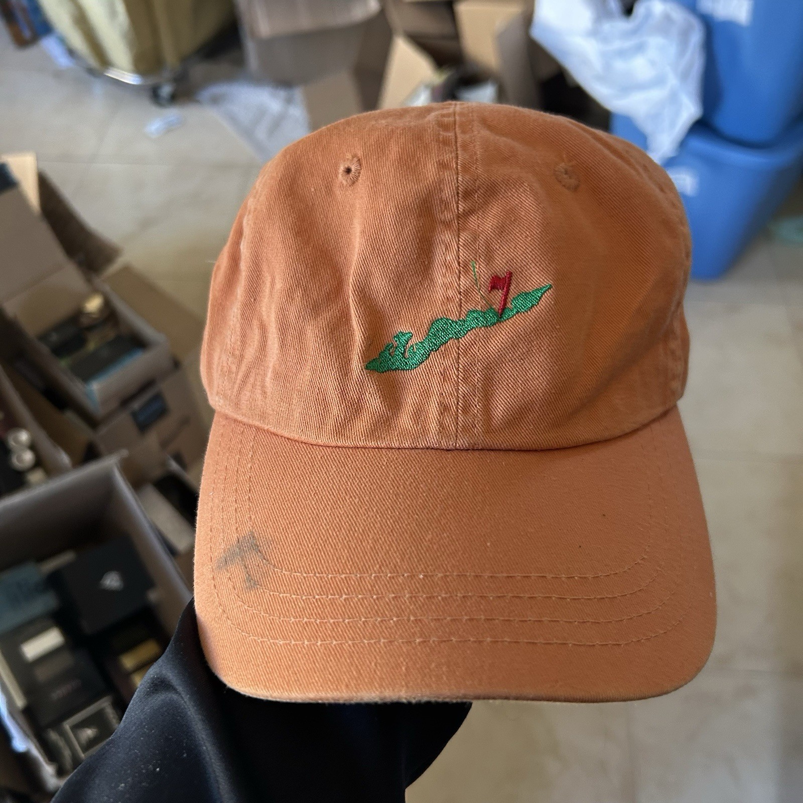 Seth Raynor Golf Course Adjustable Hat Cap Men Strap Back Vineyard