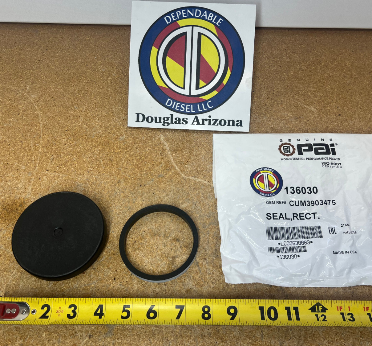 Access Hole Cover & Seal for Cummins 6B, 4B, 6C, & ISC. Ref.# 3903463, 3903475