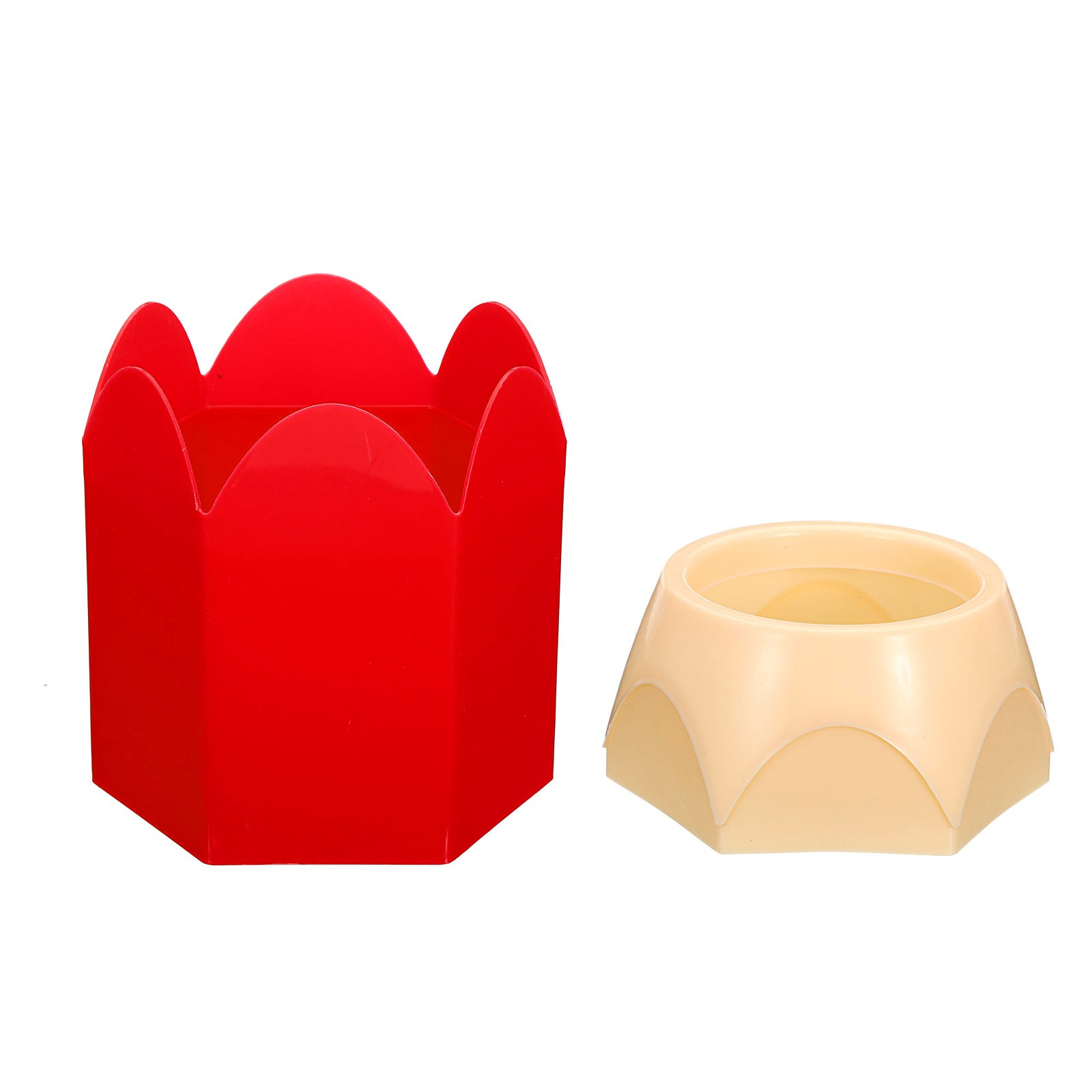 1Pcs Red Pen Holder DESK Pencil Holder