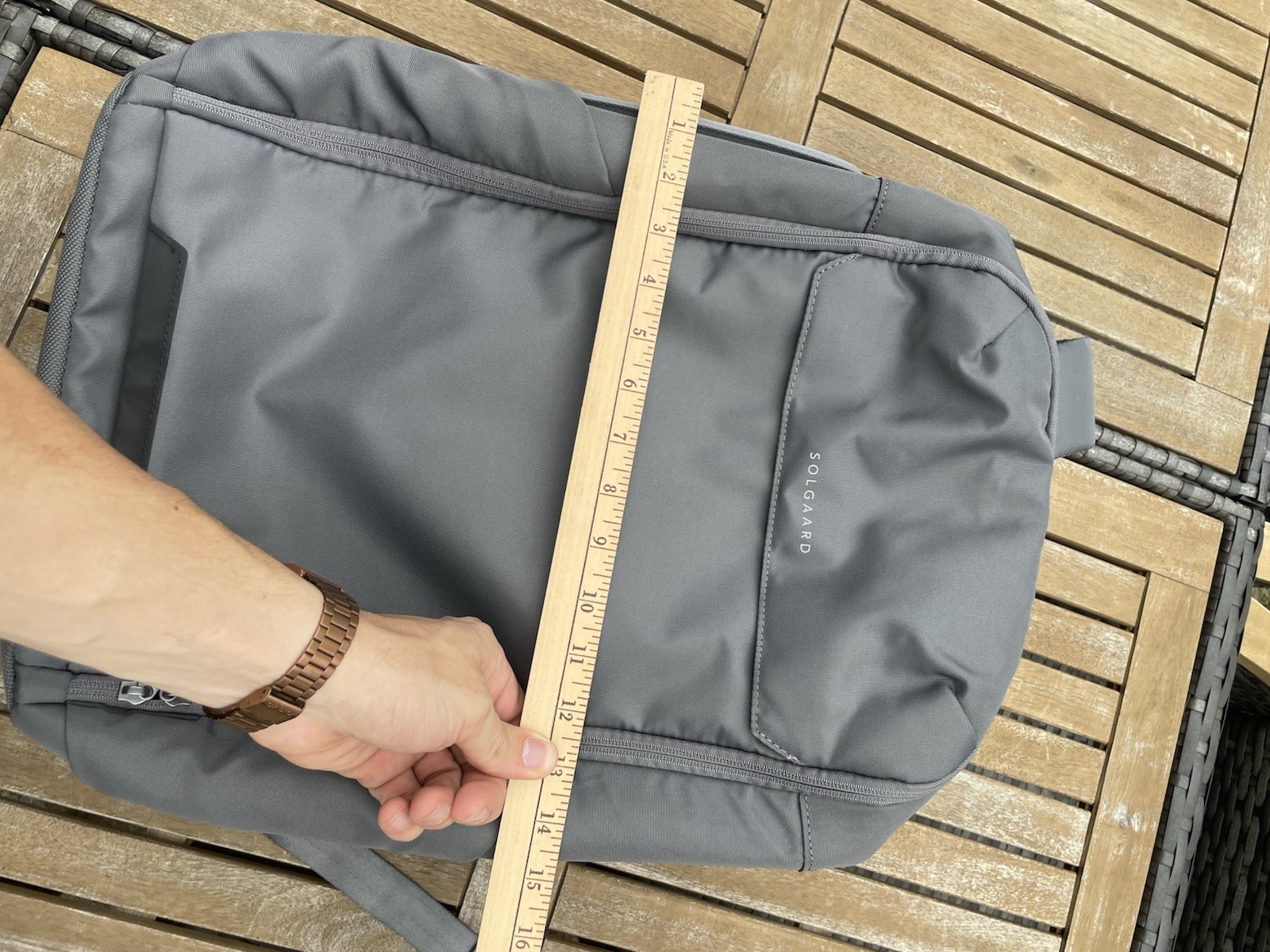 Solgaard Venture Backpack Gray Used Great Condition