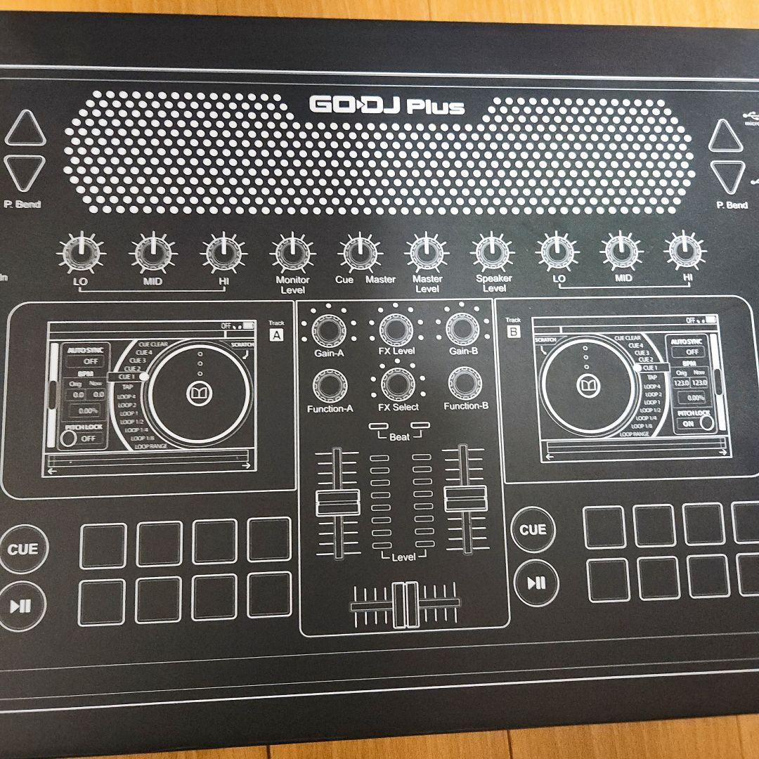 GODJ PLUS Portable DJ System 2-Channel Screen speaker Silver Working Used