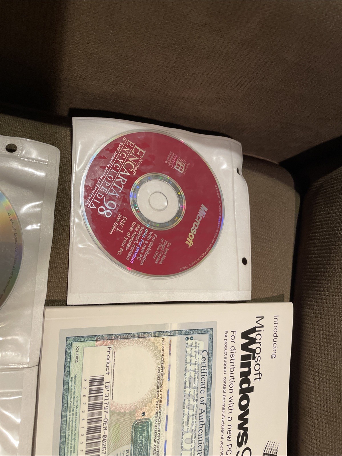Vintage Microsoft Lot, Windows 95, Manuals, Other Microsoft Discs