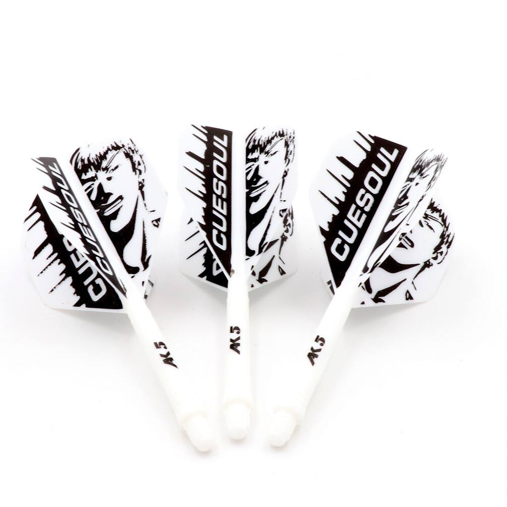 CUESOUL Rost Integrated Dart Shaft and Flights Standard Shape 28mm-Cool Man