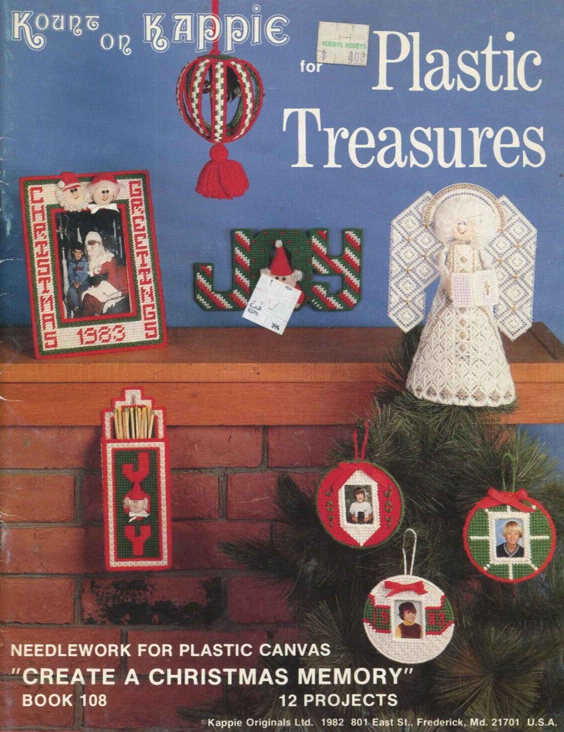 Kount On Kappie For Plastic Treasures Plastic Canvas Pattern Booklet 12 Projects