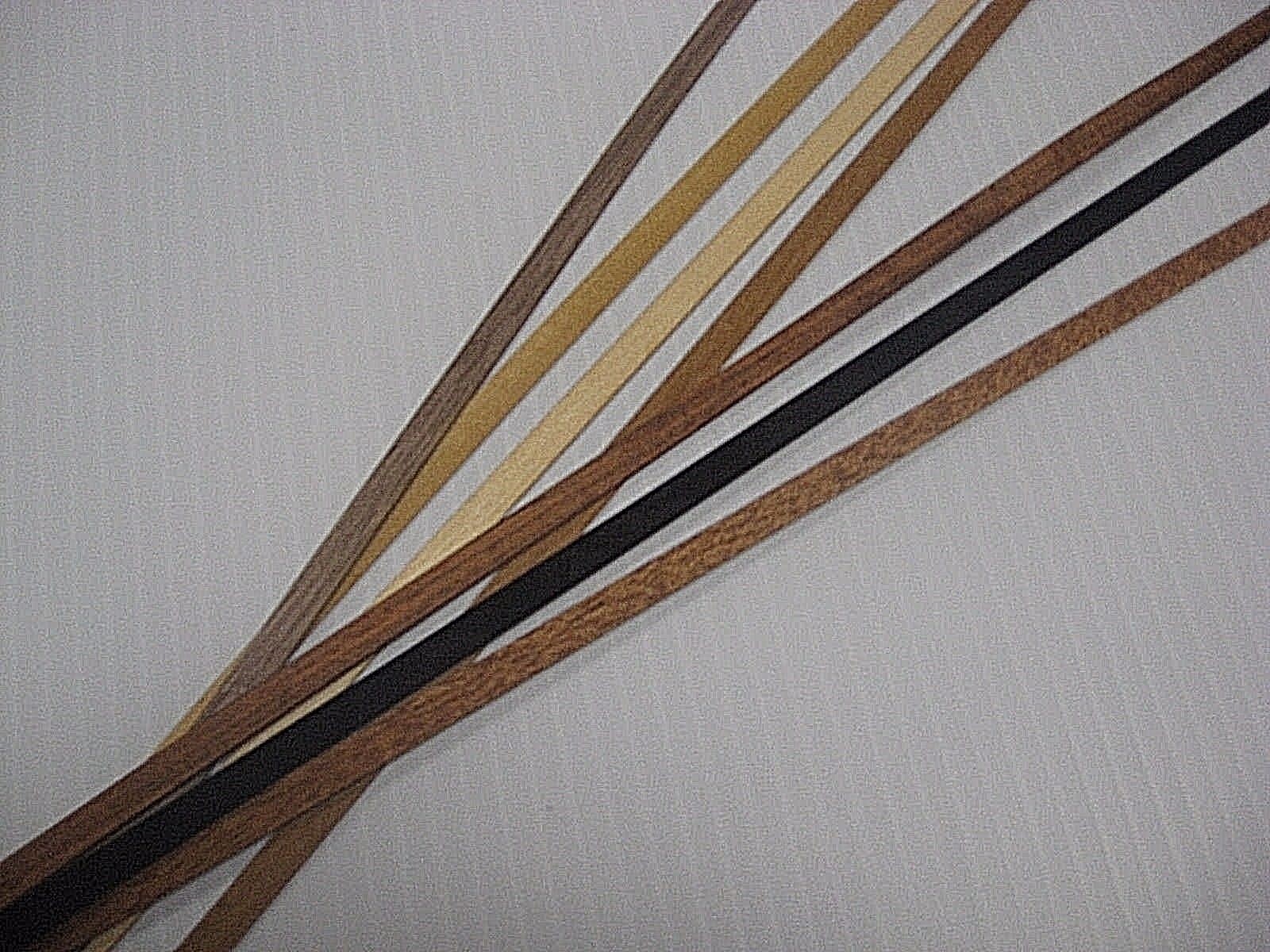 Solid Veneer Inlay Banding, Various Widths & Mat'ls, VENEER WOODWORKING REQUIRED