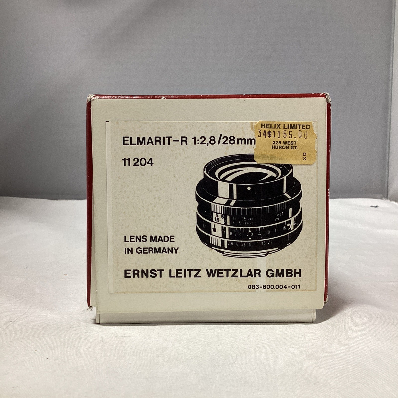 Vintage Empty Ernst Leitz Wetzlar GMBH Red Box ONLY - 3230149