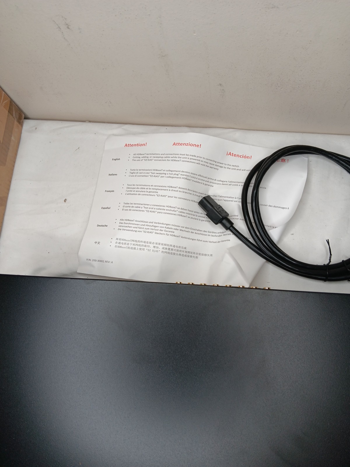 Control4 C4-LU642D Video Matrix With Down Mixing *Wrong Box*