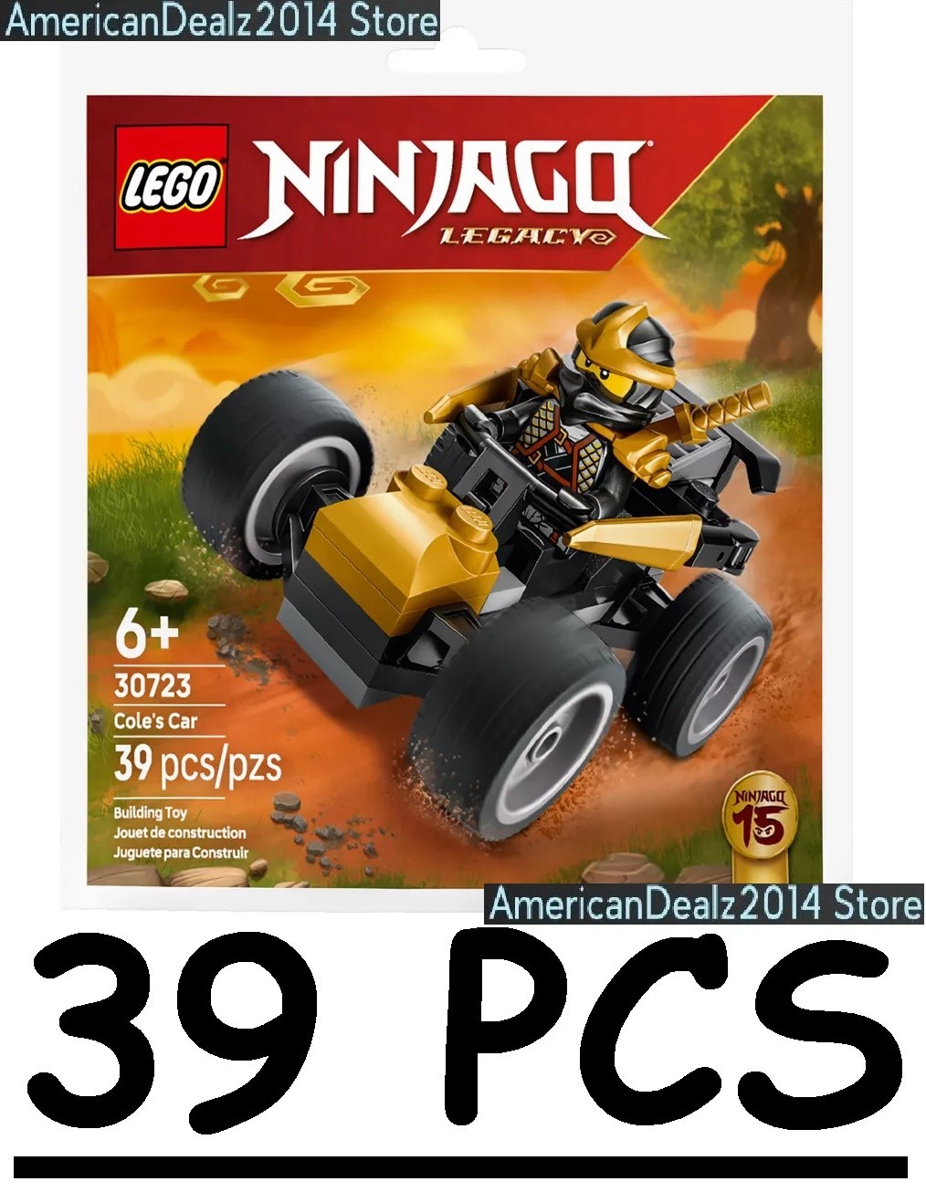 LEGO 30723 Ninjago Cole's Car - PolyBag Set - NEW SEALED!!