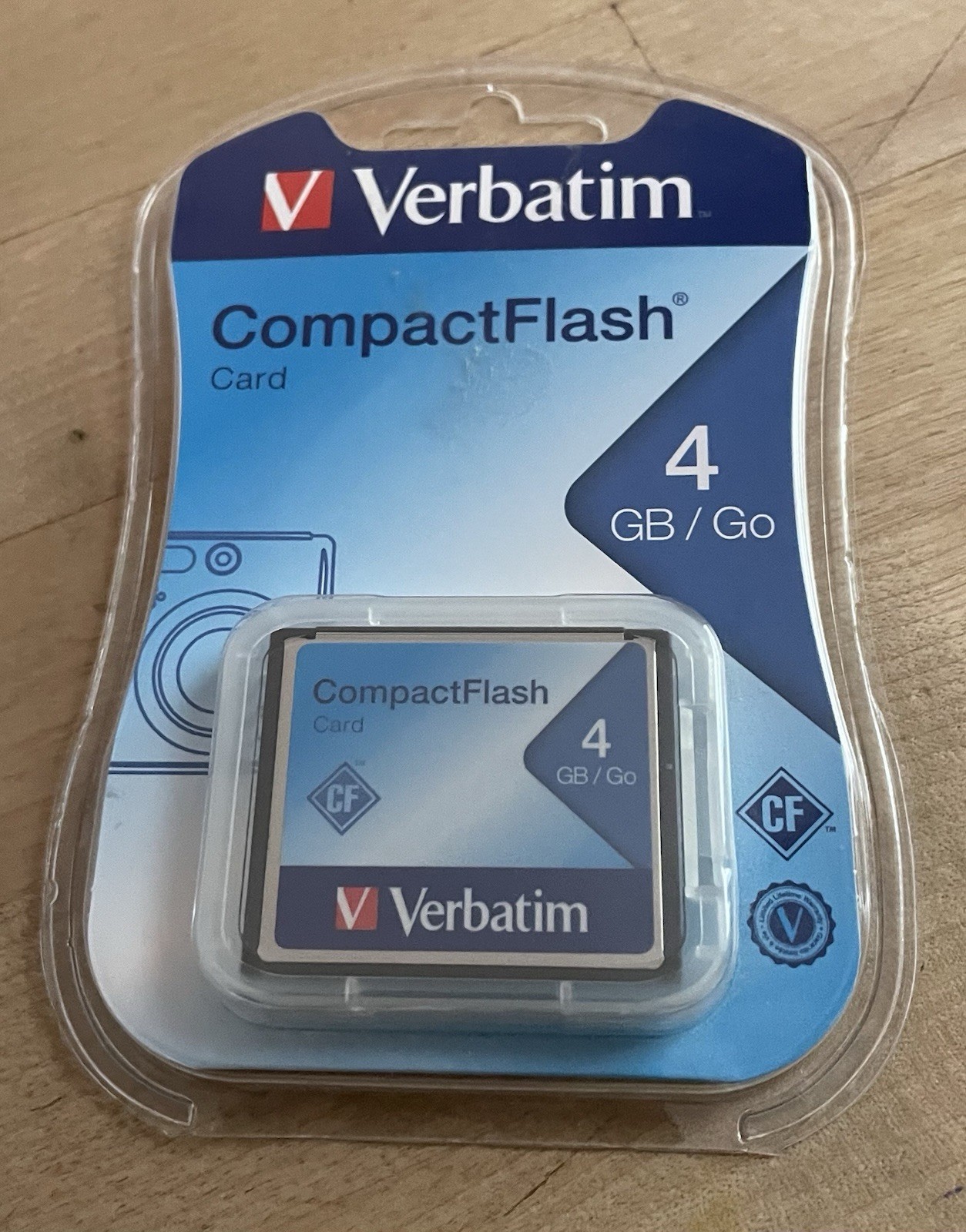 Verbatim 4GB Compact Flash Card NEW!
