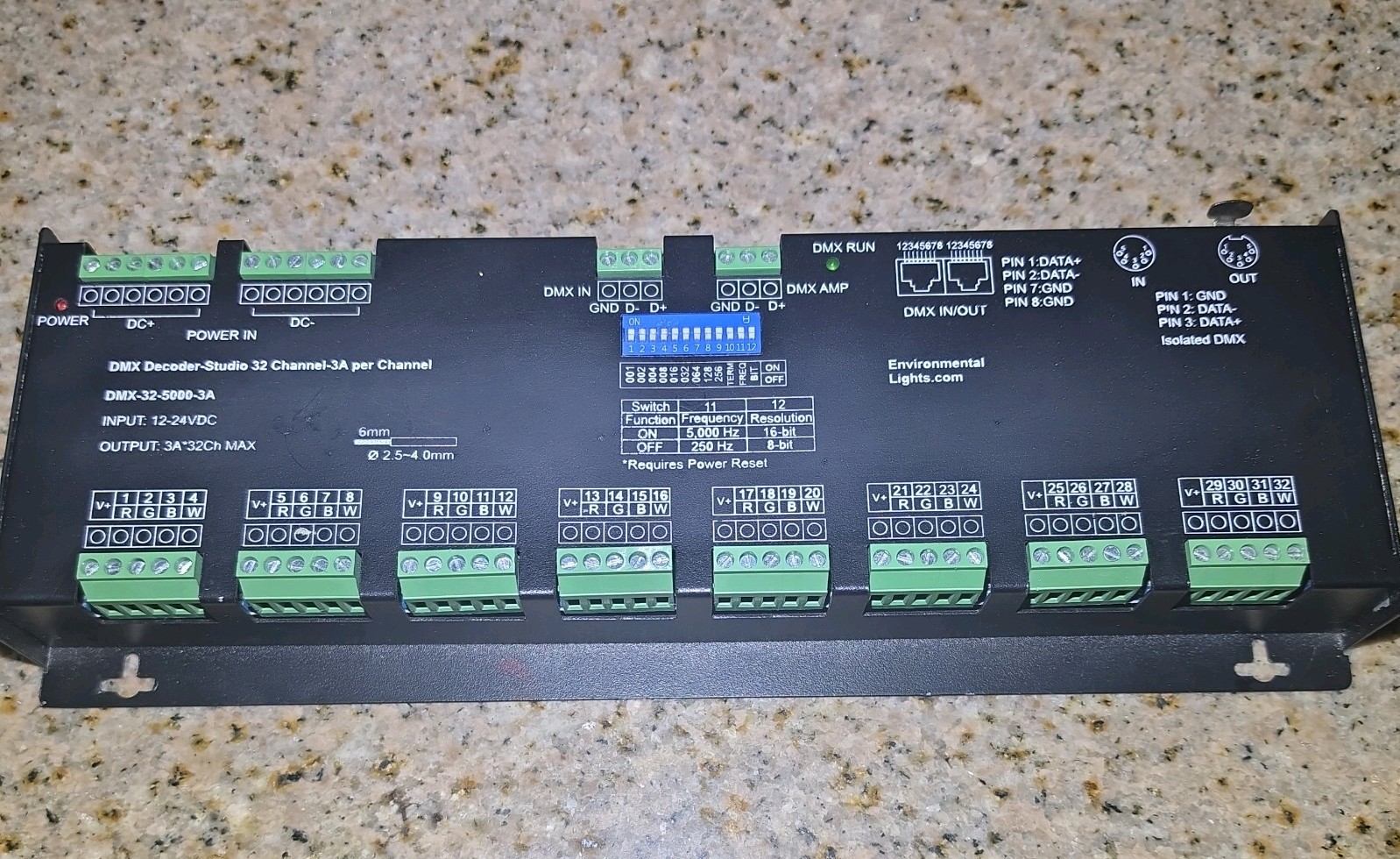 Wiedamark DMX-32-5000-3A 32 Channel 3A DMX Controller