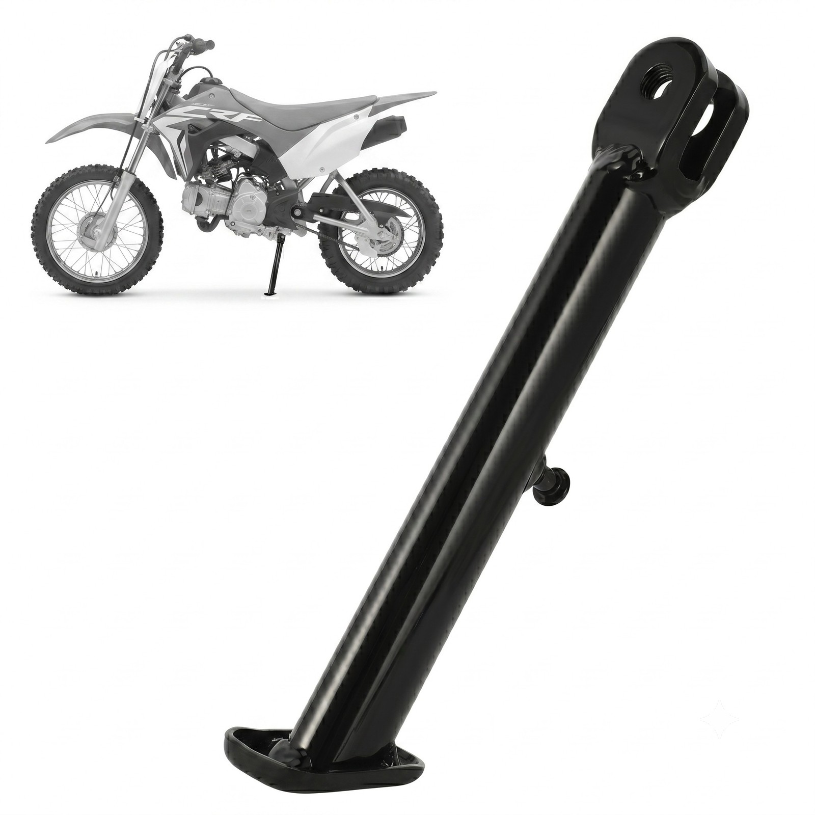 CRF110F KickStand Foot Side Kick Stand CNC for CRF110F 2013-2025 Dirt Bike Black