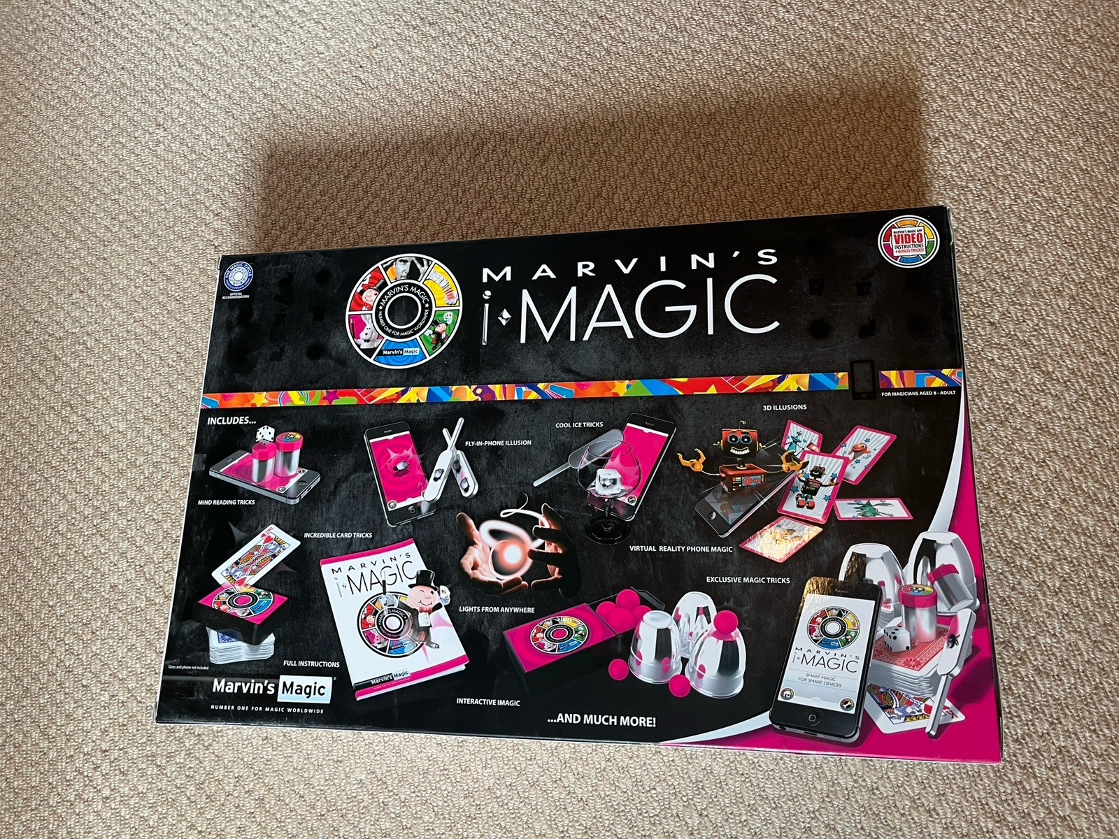 Marvin's Imagic Interactive Box 365 Tricks Amazing Magic Set