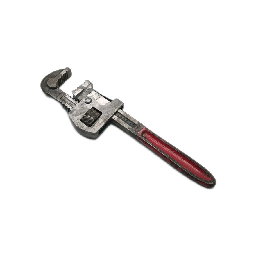 Vintage Dunlap No. 8 Pipe Wrench from Germany Small