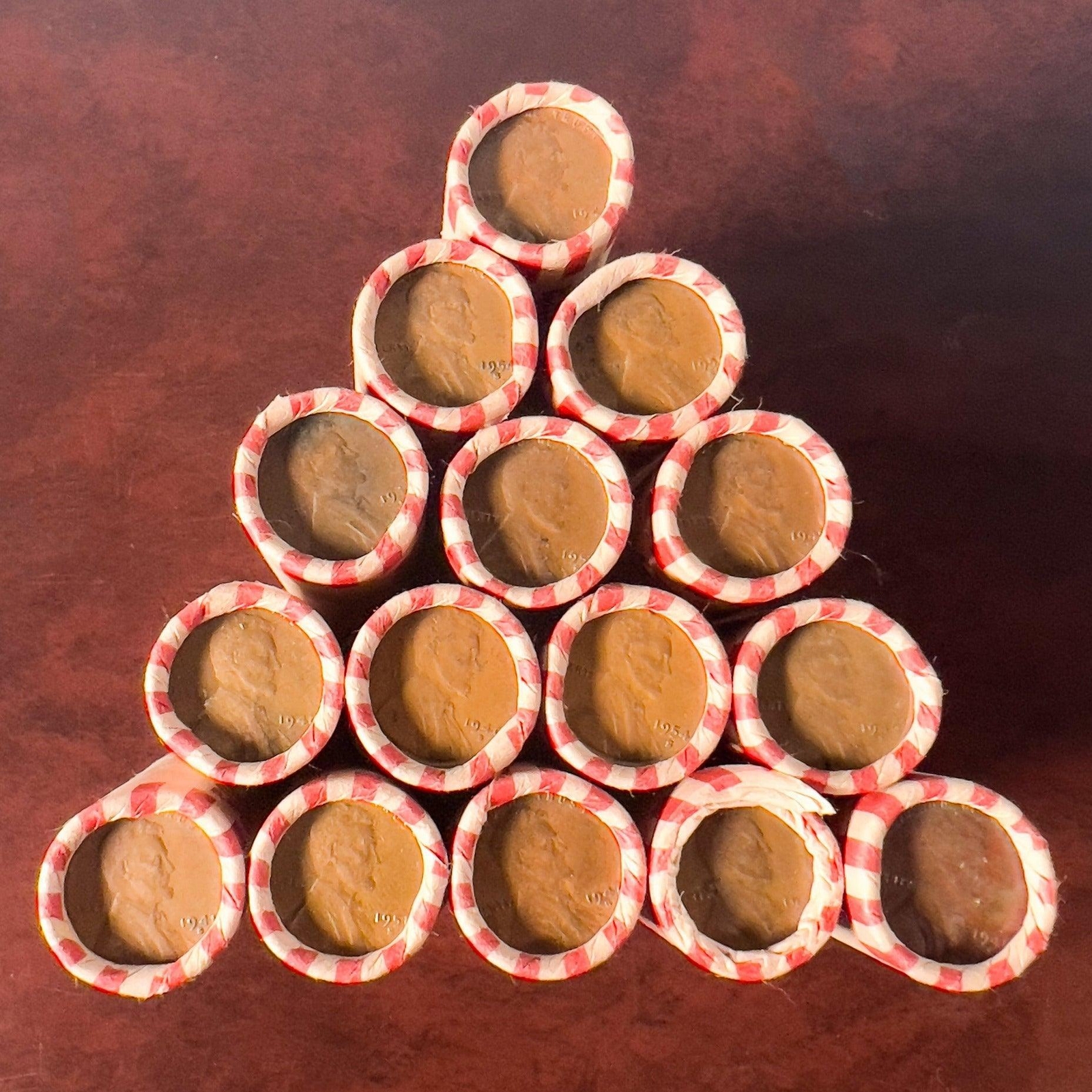 1909-1958 (All S-Mint) Wheat Cent 50-Count Roll