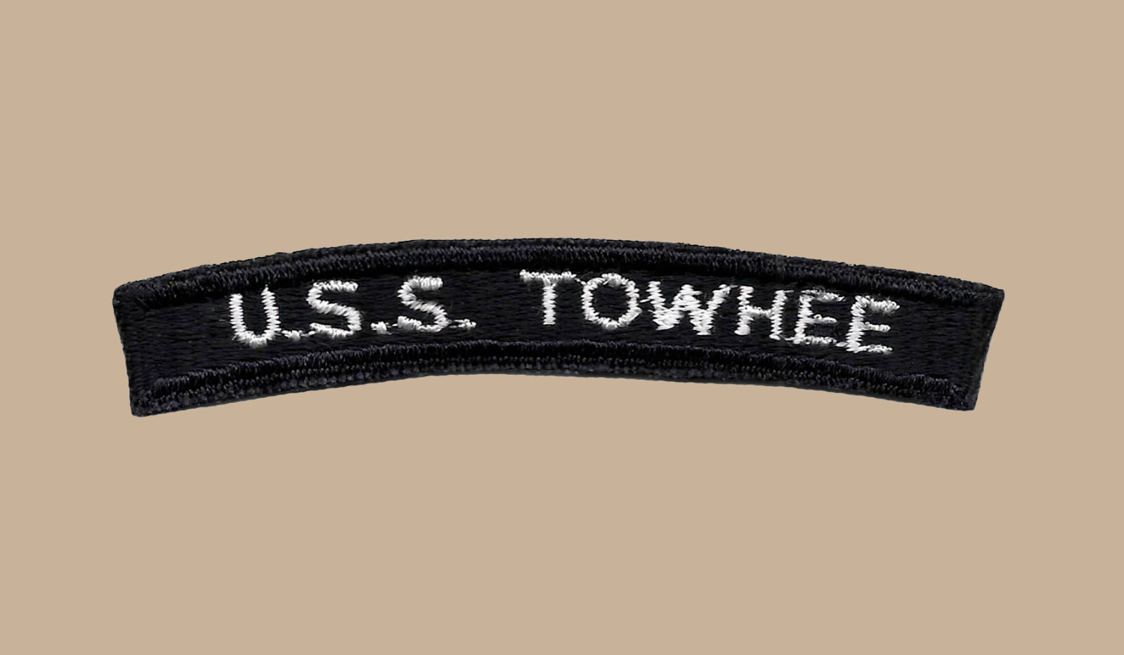 US Navy AM-388 USS Towhee Minesweeper UIM Shoulder Rocker Tab
