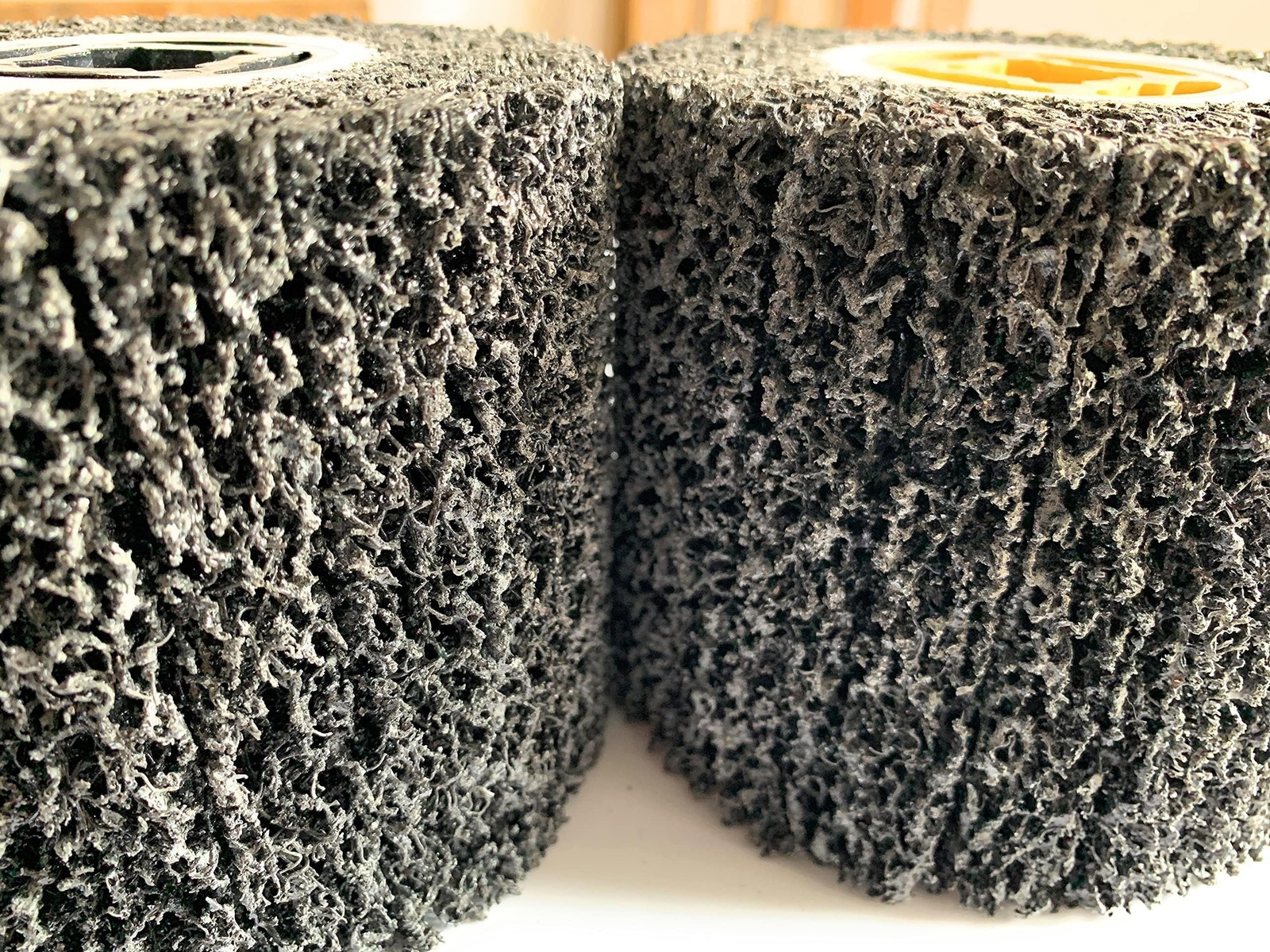 Poly Strip Abrasive Drawing Wheel,Clean & descale welds,Paint Rust and Oxidat...
