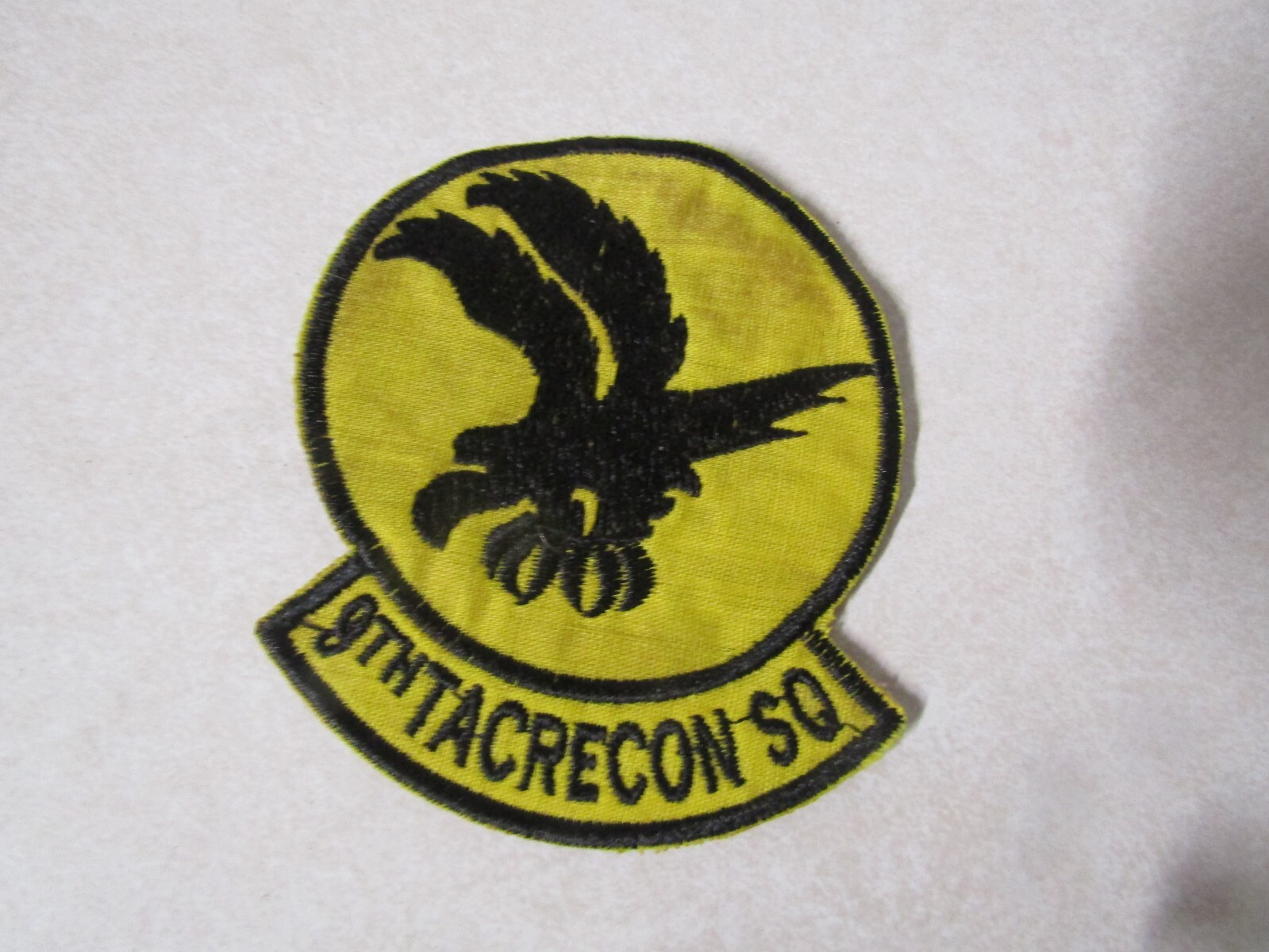 MILITARY PATCH OLD VIETNAM ERA 9TH TAC RECON SQUADRON