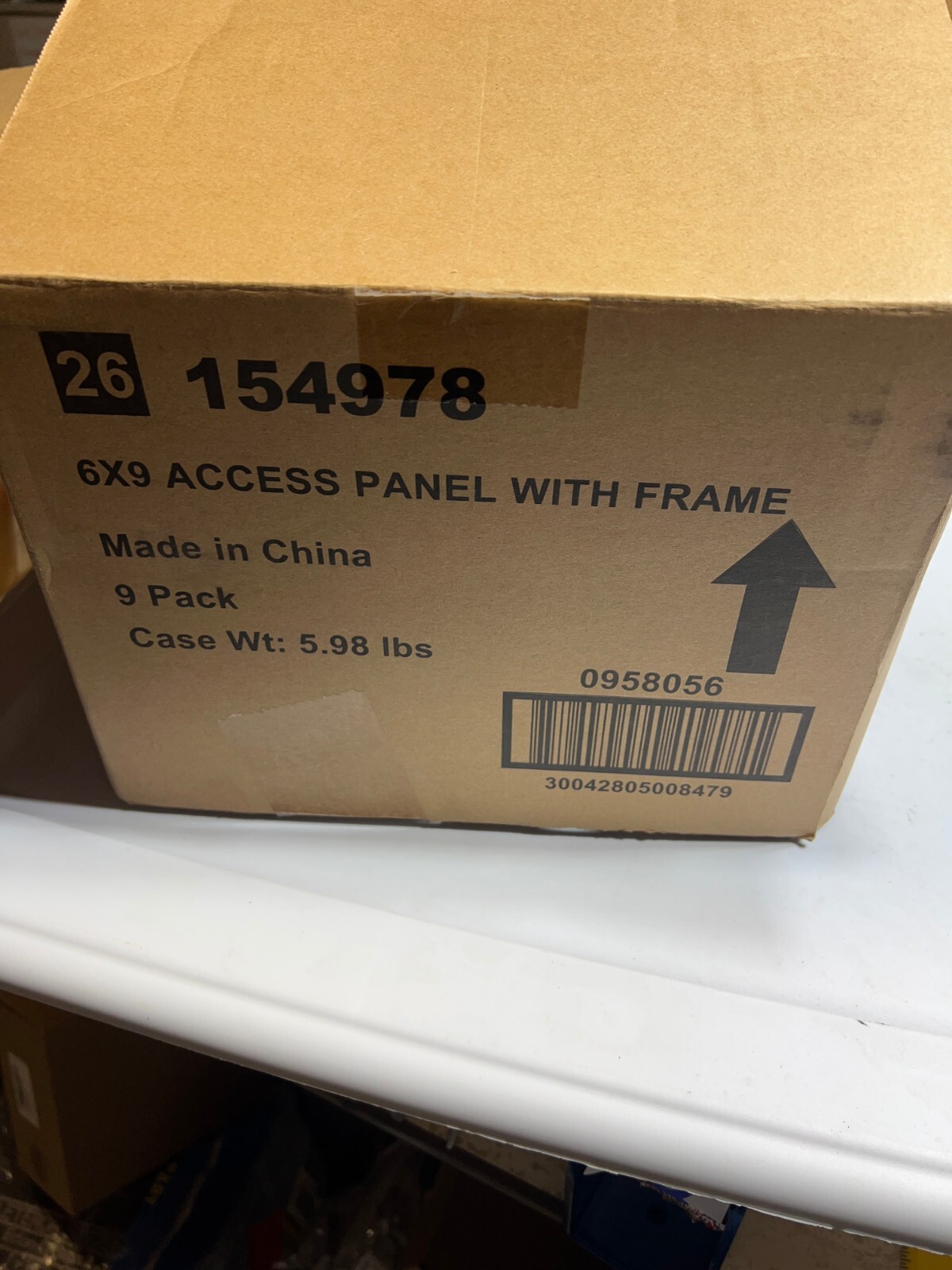 Everbilt APD69 6 in x 9 in Wall/Ceiling Access Panel Door Plastic w/Frame (9-PK)