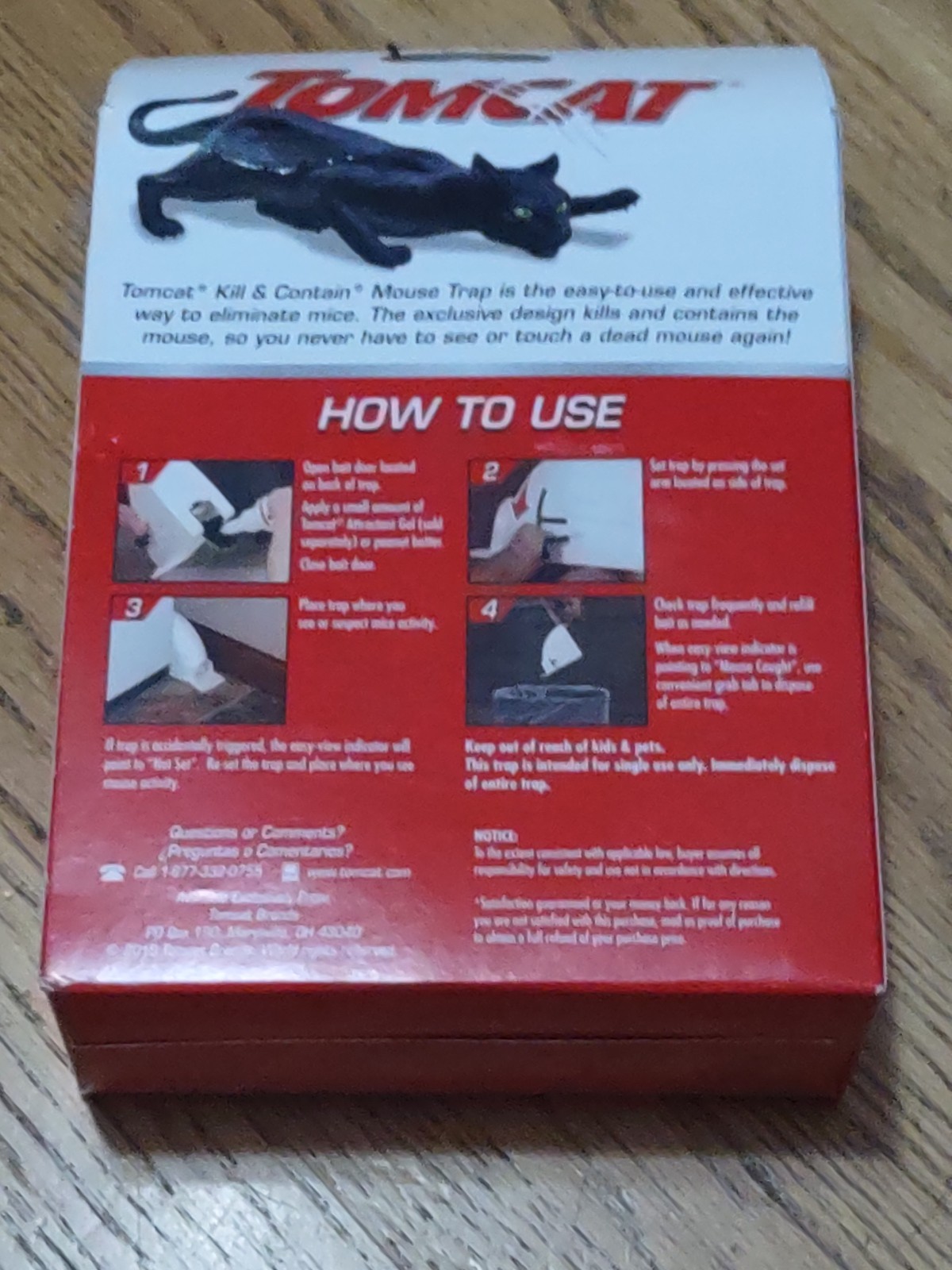 Tomcat Kill & Contain Mechanical Mouse Trap (2-Pack) Never Touch Never See