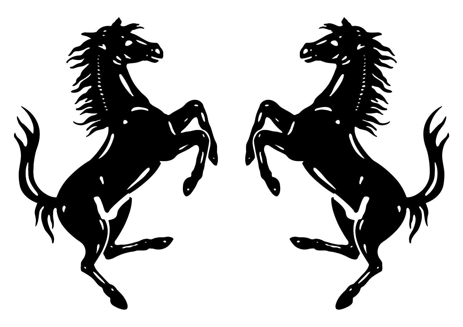 Ferrari Prancing Horse Vinyl Decal Sticker