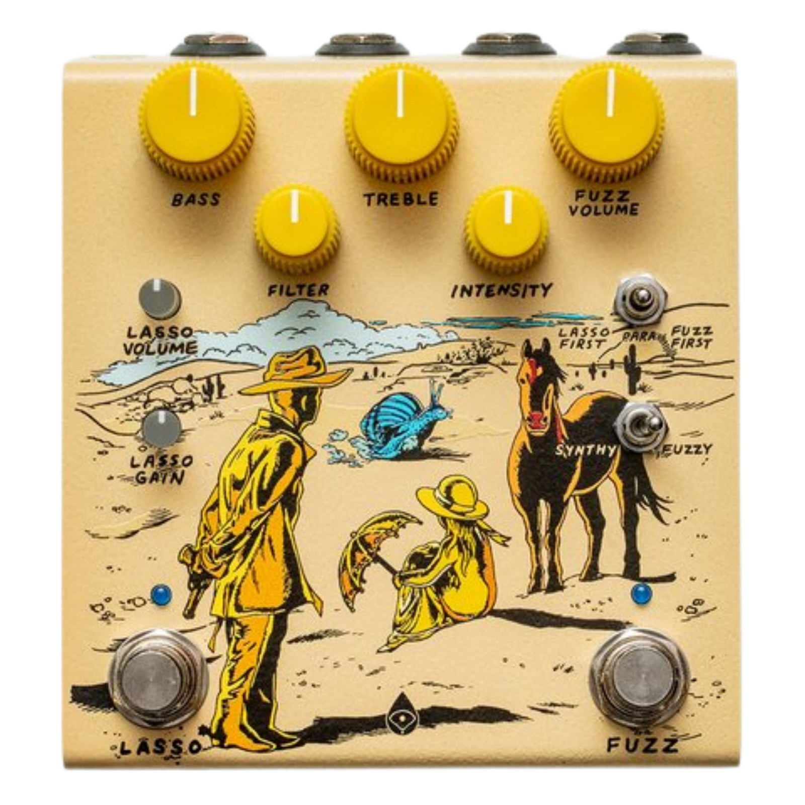 Old Blood Noise Endeavors Pardner Fuzz/Looper Effects Pedal, Tan