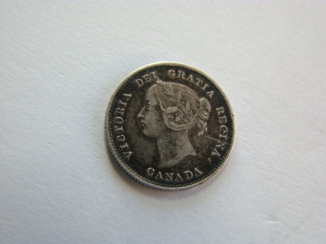 Canada 1870 Silver 5 Cents Extra Fine KM#2 20207