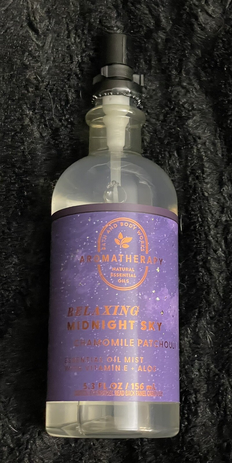 BATH & BODY WORKS “RELAXING MIDNIGHT SKY” Essential Oil / Pillow Mist 5.3 Oz.
