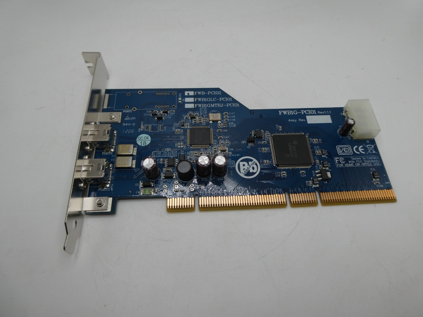 FWB-PCI02 (10012021-1) Rev: 1.1.6 FIREWARE PCI CARD