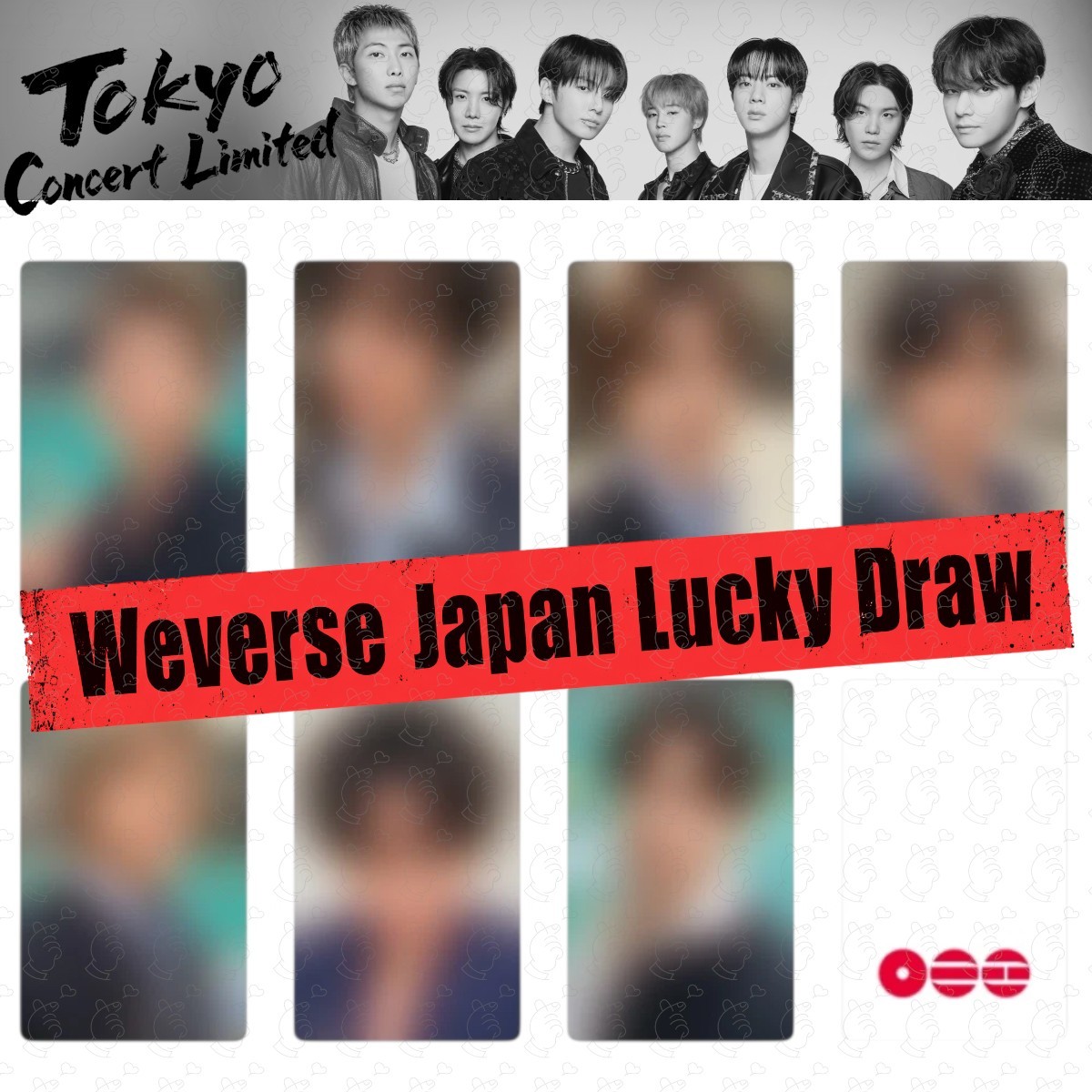PRE BTS ARIRANG in Tokyo Limited Weverse Japan Lucky Draw 2.0 Official Photocard
