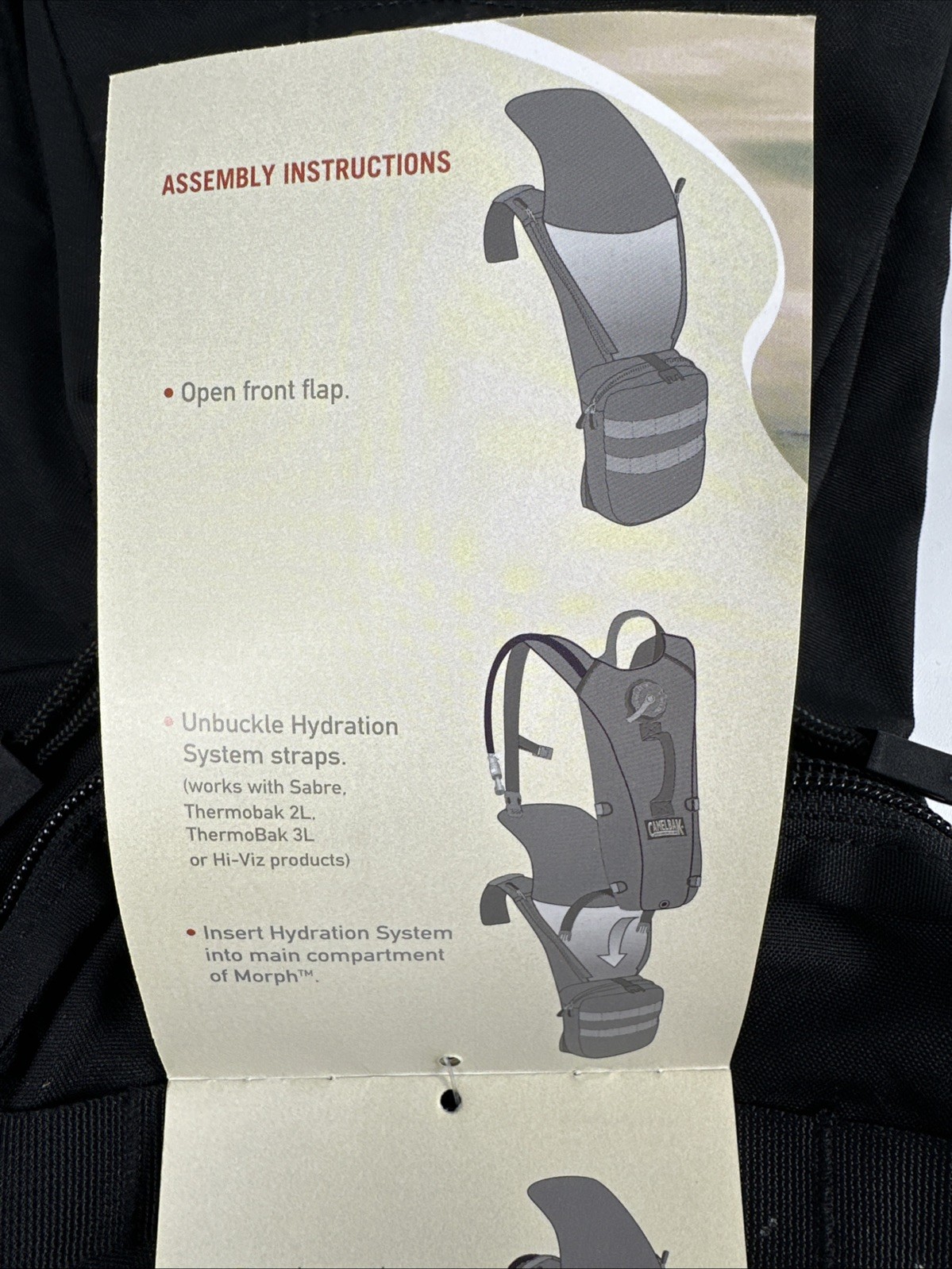CamelBak Maximum Gear MORPH Integrates W/ Other Camelbak Systems No Bladder NWT