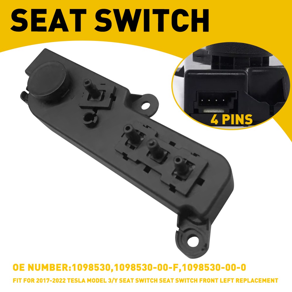 For 2017-2022 Tesla Model 3/Y Front Right Passenger Power Seat Control Switch EC