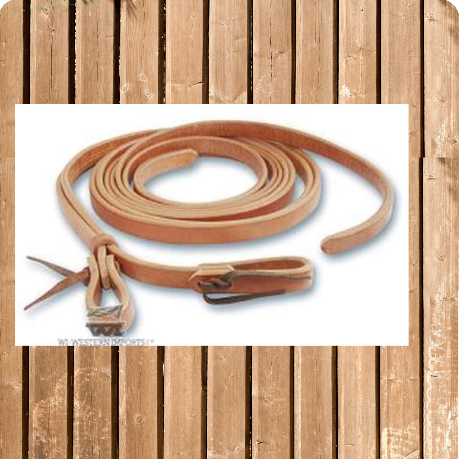 ProLine Western Reins Harness, Extra Heavy 3/4 x 8, Professional Reins Extra Long