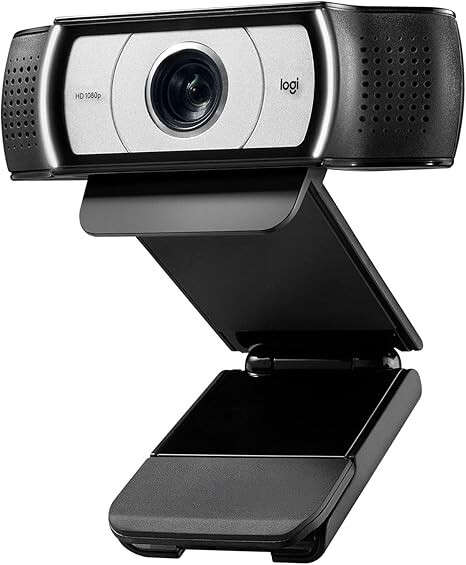 New Logitech C930s Pro HD Webcam, Full HD 1080p video calling, Noise-canceling