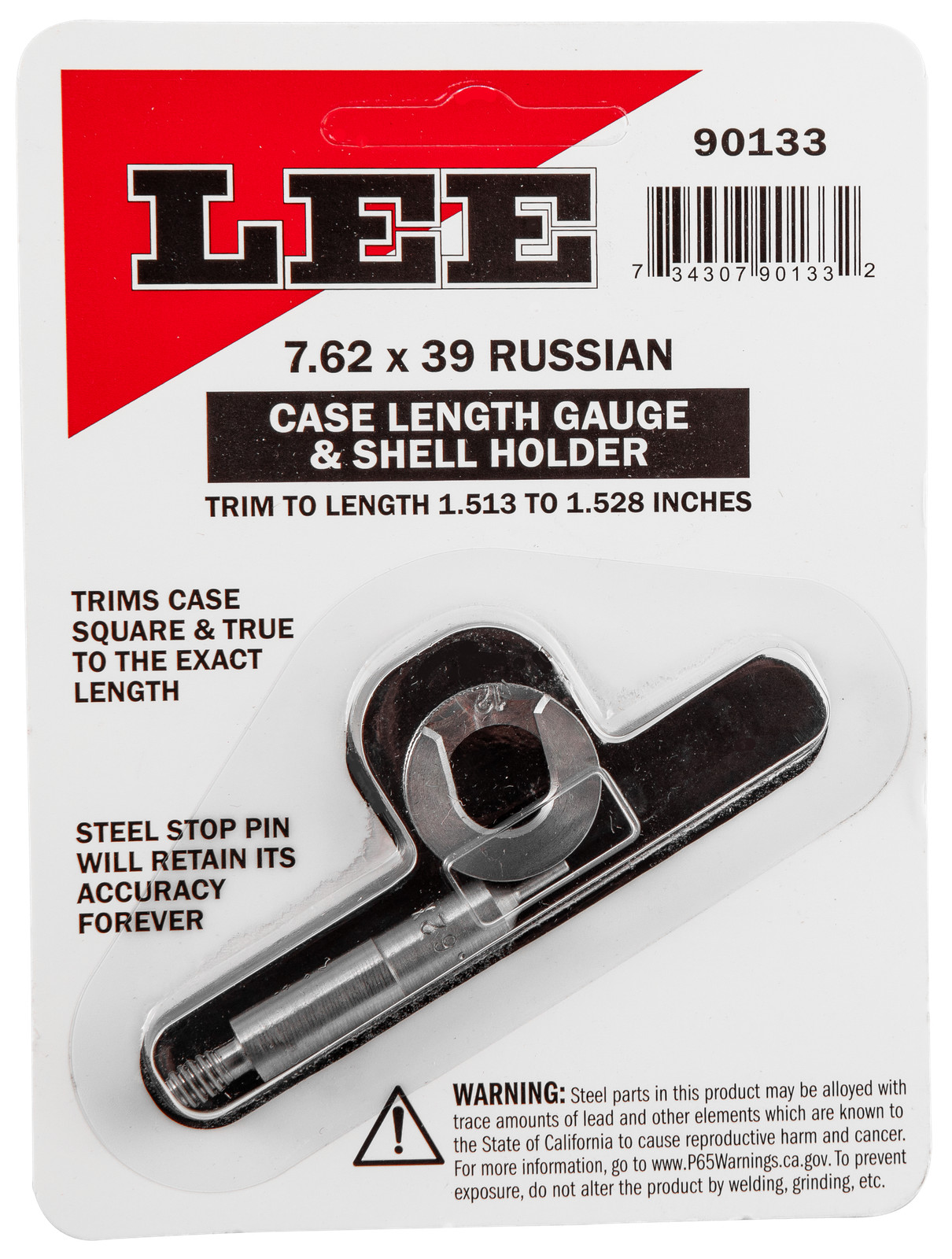 Lee Case Length Gauge 90133 Gauge/holder 7.62x39r