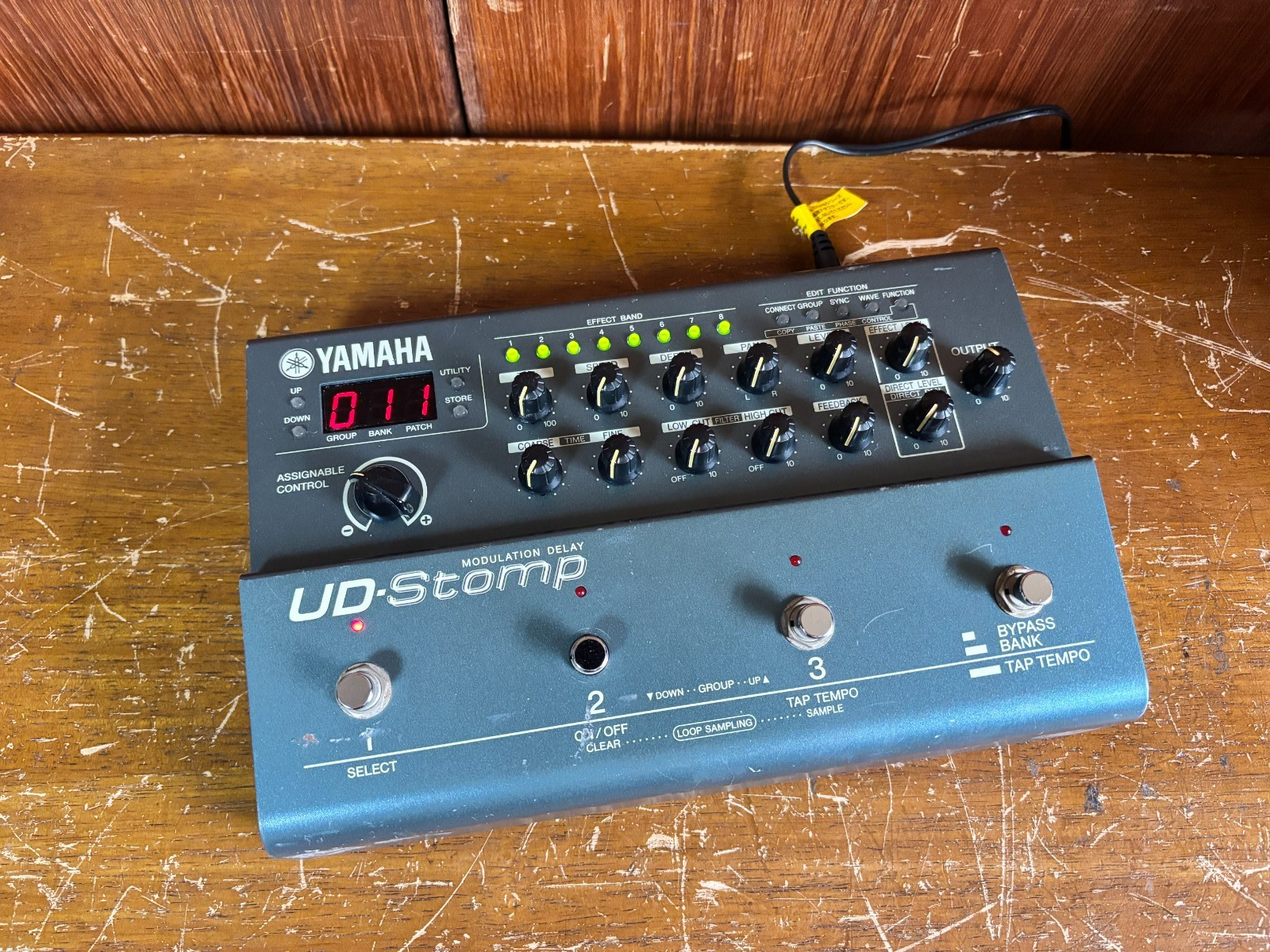 Yamaha UD Stomp MODULATION DELAY w/ power supply Allan Holdsworth