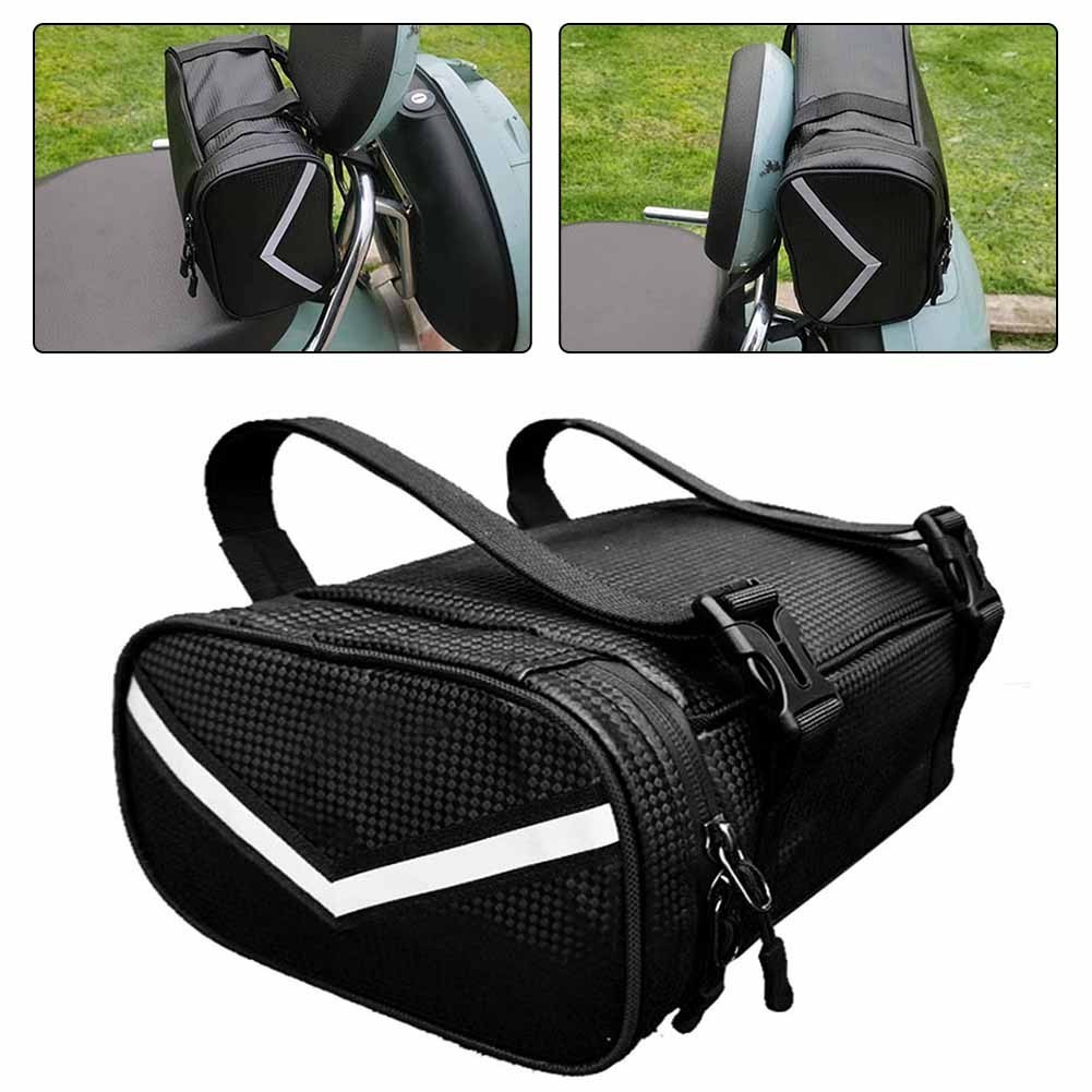Electric Bicycle PU Bag Quick Release Fixing System Waterproof 5L Capacity