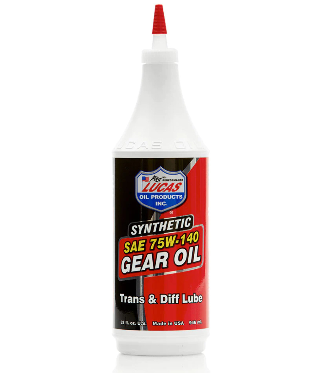 Lucas Synthetic 75W-140 Gear Oil, 1 Qt