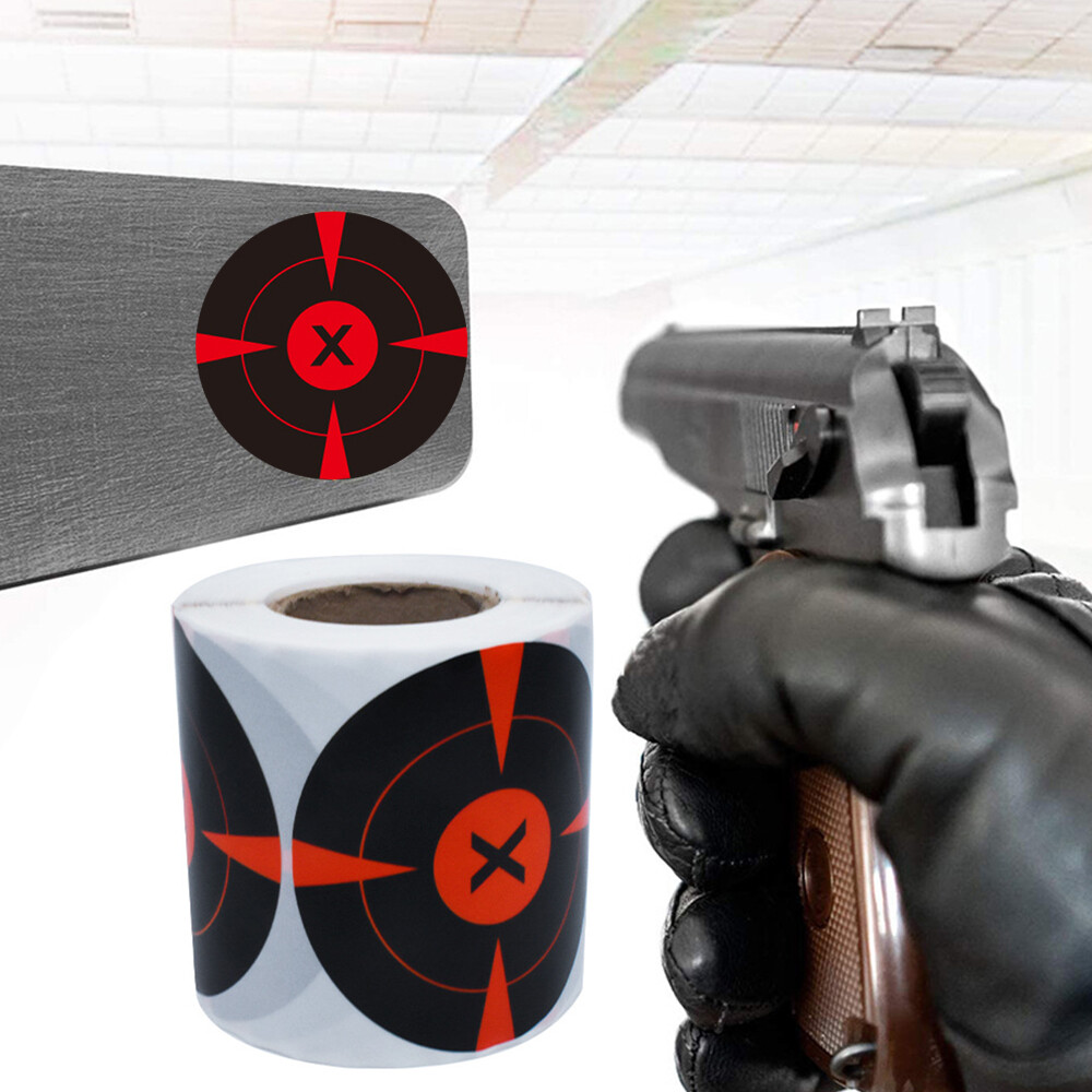 250Pcs / Roll 3" Shooting Self Adhesive Target Splatter Reactive Target Stickers
