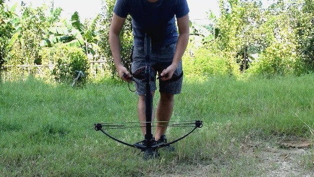 Crossbow Cocking Device - Double Handle Rope Cocker Aid Tool for Easy Loading