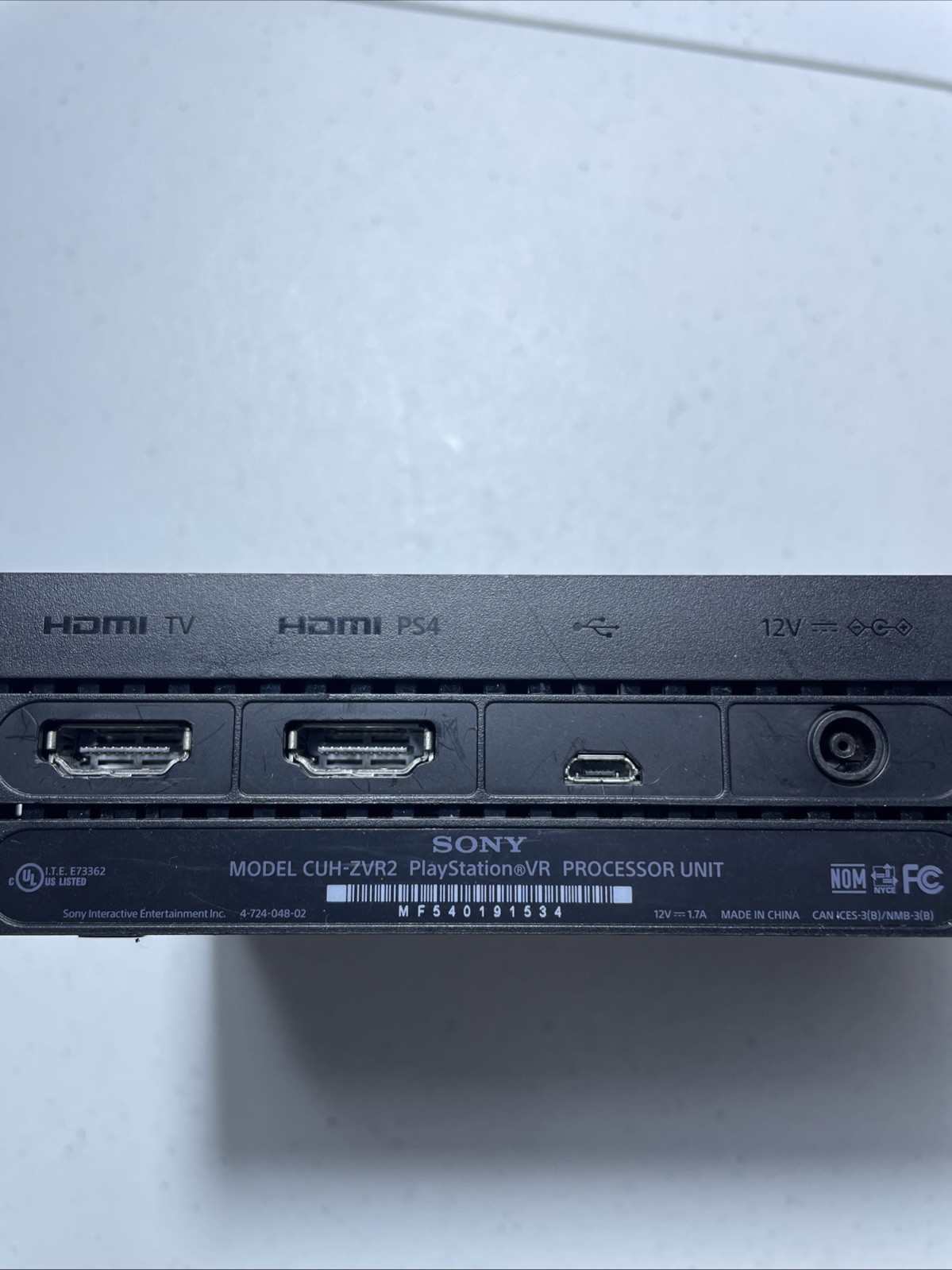 Sony PlayStation VR Headset + Processor Unit CUH-ZVR2 | For Parts | No cables
