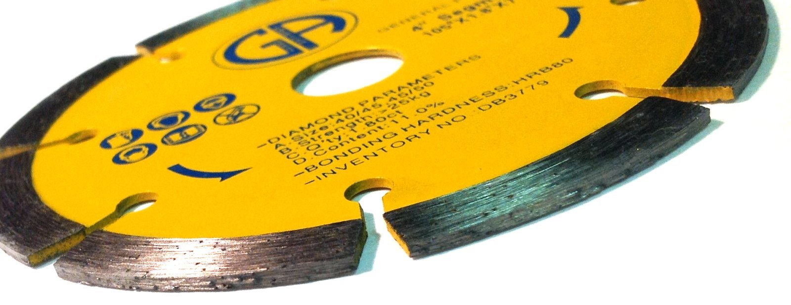 4" GA Diamond Saw Blade Segmented for Granite & General Purpose DB3779