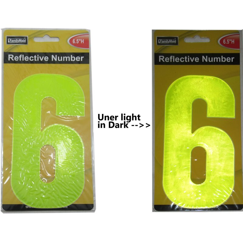 10/pk Multiple Propose 0-9 Reflective Numbers