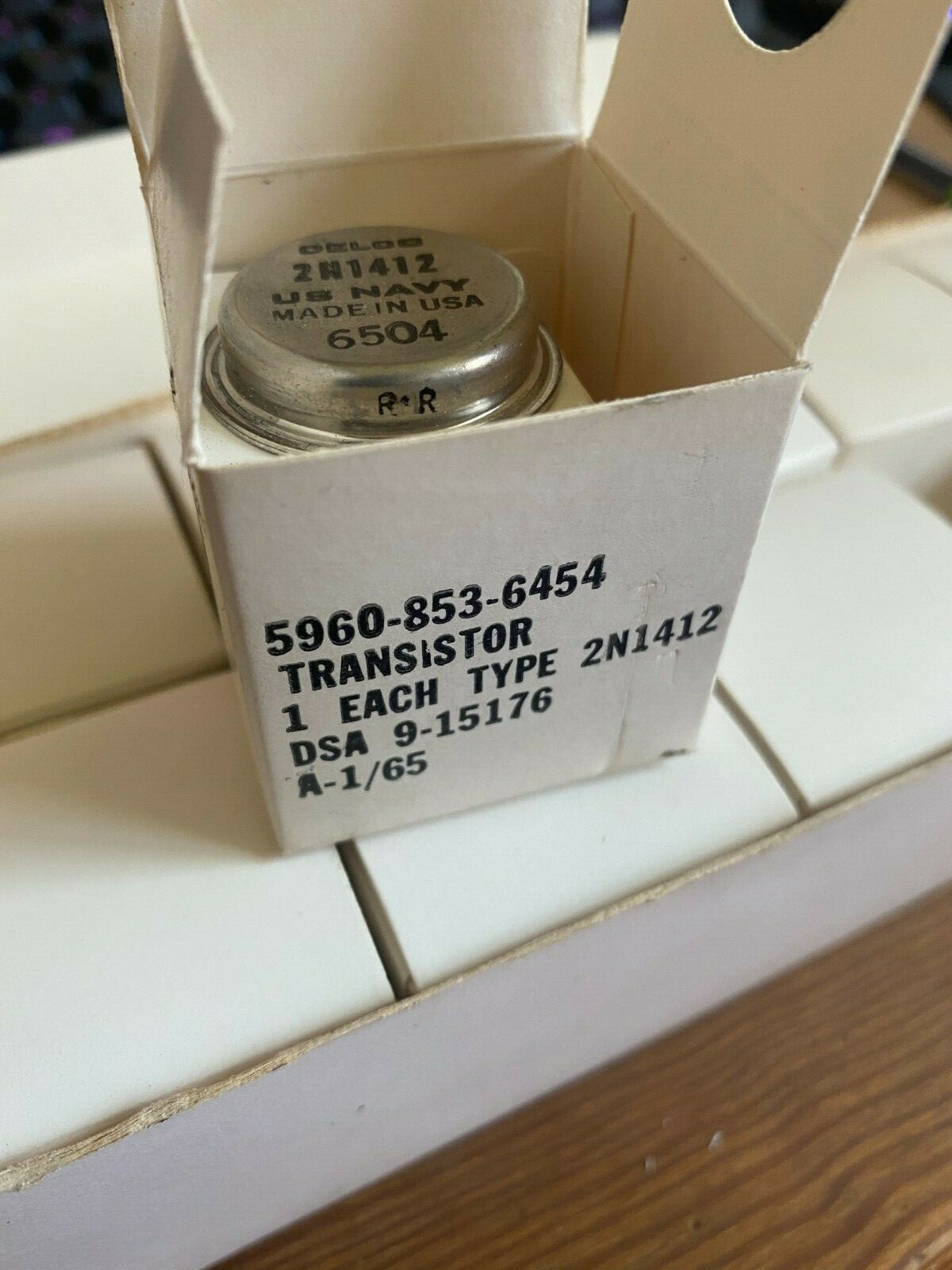 2N1412 Delco US NAVY Transistor