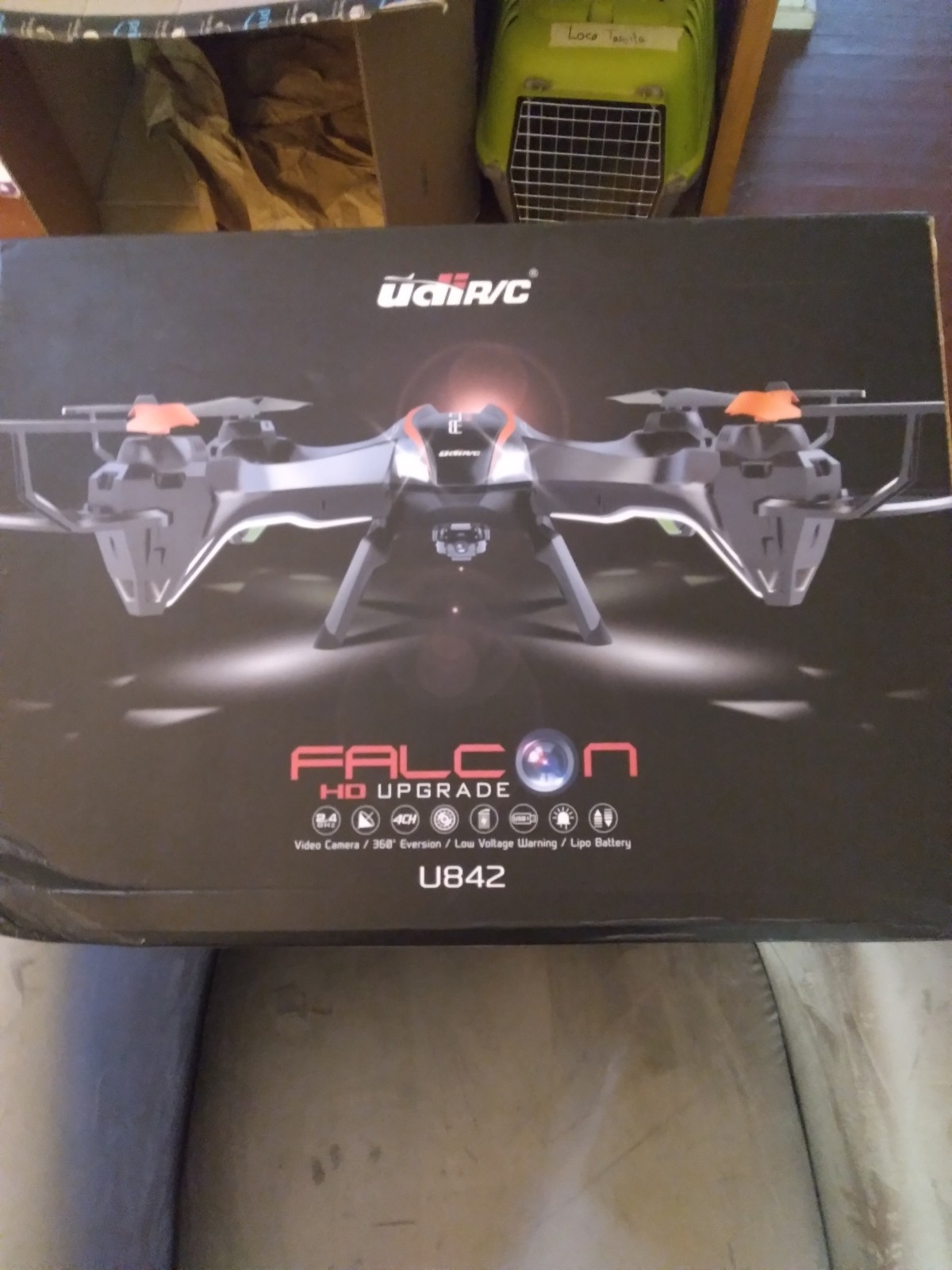 UDIRC Falcon U842 HD Camera Drone with Return Home and 6-Axis Gyro