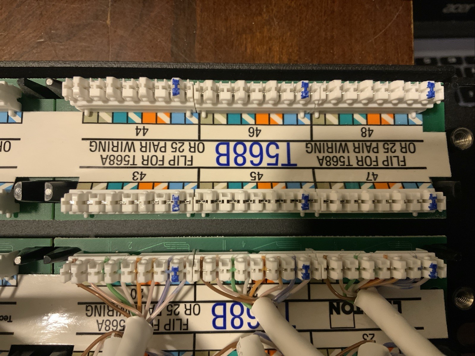 Leviton 69586-U48 - CAT 6 Universal Patch Panel - 48 Port Plus 24 Port + Quick