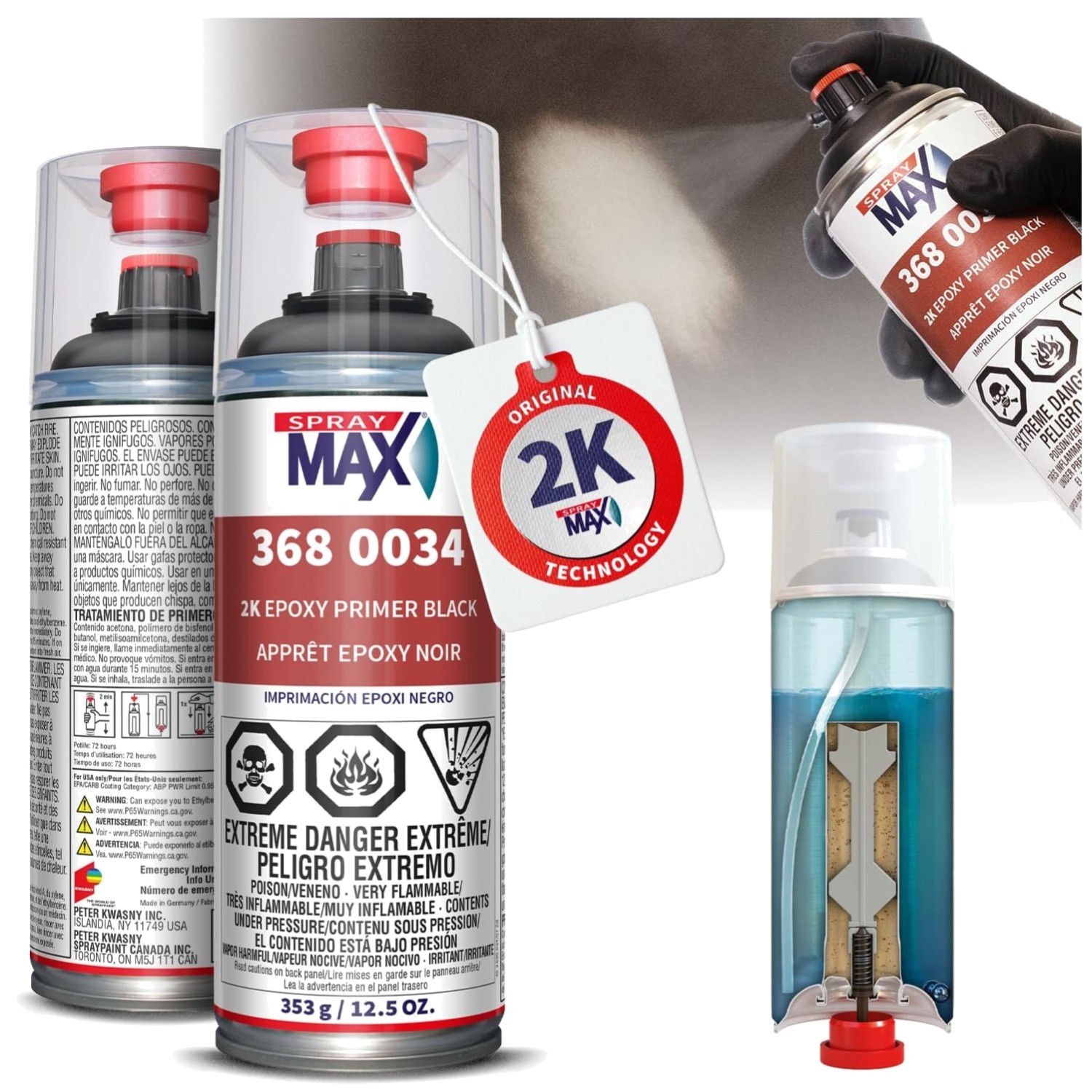 Corrosion-Resistant Epoxy Spray Paint - Professional Grade''