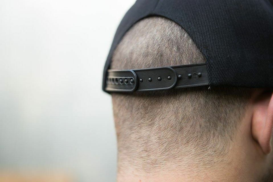 Snapback Hat Size Extender, 2 extenders BLACK per order, Snap in and Go