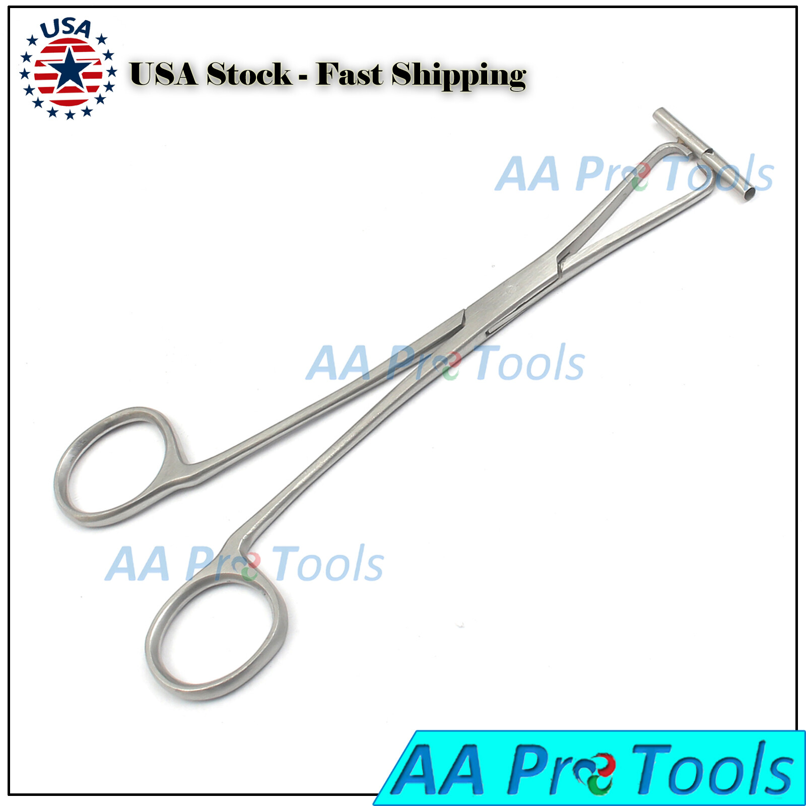 5 PC Septum Forceps 6 1/2" Body Piercing Clamps Pliers Tool Ear Lip Navel Nose T